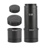 Focusable-Microscope Eyepiece C Mount Adapter Lens For Video Microscope Camera