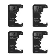 4Pcs Battery Tester Checker, Universal Battery Tester for AA AAA 6F22 9V 11086
