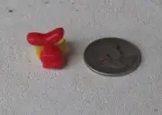 Vintage Oscar Mayer Weiner Little Oscar Ring Red and Yellow Plastic