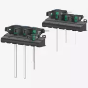 Wera 023450 Metric Hex-Plus T-handle Set with Holding Function, 7 Pieces
