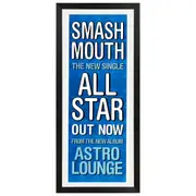 Smash Mouth - All Star Promotional Vintage Daybill Poster Framed
