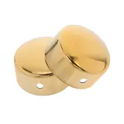 2 Pcs Stair Handrail Plug Staircase Steps End Cover Metal Baseboard Caps