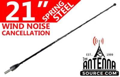 21" Black Spring Stainless AM/FM Antenna Mast Fits 1983-2011 Ford Ranger (for: Ford)