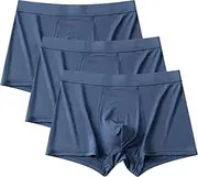 [Maiyifu-GJ] Men's Athletic Solid Color Traceless Trunks Modal Breathable Underwear Classic Hip U Convex Pouch Boxer Brief