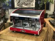 WEGA POLARIS TRON 2 GROUP RED BRAND NEW ESPRESSO COFFEE MACHINE COMMERICAL CAFE