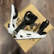 Bent Metal Metta Women’s White Snowboard Bindings Medium