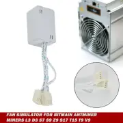 Fan Simulator 4 Pin Replace For Bitmain Antminer Miners L3 D3 S7 S9 Z9 S17 T15/9
