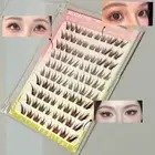 Press on Glue-free False Eyelashes Soft Fluffy Tweezers DIY Eyelash Extension