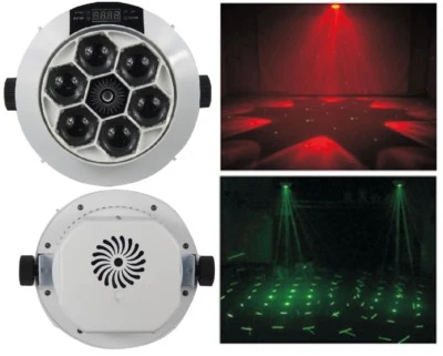 Mini Moving Head Laser Light RGBWYP LED For Disco Home Party Club Bar Lighting