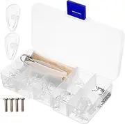 BEBEMOKO Glasses Nose Pad Set Universal Replacement Nose Pads for Eyeglasses Comfortable Silicone Easy to Install