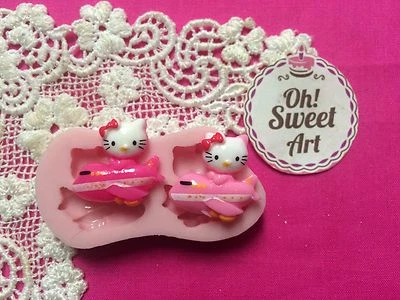 Hello Kitty Air Silicone Mold Food Safe Cake Decoration Candy Cupcake (FDA)