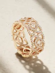 [De Beers] De Beers - Enchanted Lotus 18-karat Rose Gold Diamond Ring - 56 56 Gold