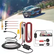 12/24V to 5V Hard-wires Cable Car Dash Cam DVR Mini Micro USB Charger Line Kit (for: Fiat)