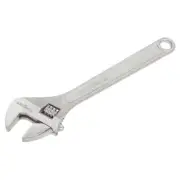 Sealey Adjustable Wrench 300mm Capacity 34mm Chrome Plated Finish S0453