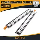 San Hima 2x 125kg Locking Drawer Slides / Runners 400mm 4wd Trailer Fridge Draw