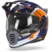 Krios Pro Rally Striking Orange Adventure Helmet