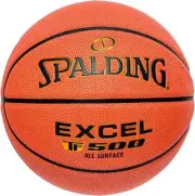 Spalding TF500 Basketball (Sizes 7 (29.5"), 6 (28.5"), and 5 (27.5") Available)