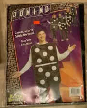 Domino Costume Set NEW retail package Adult Unisex 1 size fits all