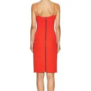 Red Narciso Rodriguez Silk dress | One Size | Authentic with Tags| Made In Italy