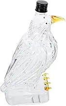 FIXOSHEE Pigeon Shaped Decorative Whiskey Bottle Unique Transparent Glass Liquor Jar for Home Decor Parties and Collecting Sturdy and Versatile Wine Decanter
