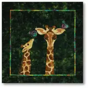 NEW APPLIQUE QUILT PATTERN MY FAVORITE EARRINGS by HIZZYFITZ 40" x 43"