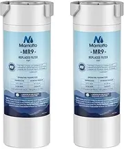 XWF Water Filter for GE Refrigerator, Pureza filters NSF 42 Certified Compatible with GE French Doors and Side-by-Side Refrigerator, for GE XWF Genuine SmartWater (2 Pack)