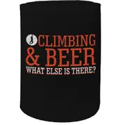 Alcohol Stubby Holder - Rock Climb Climbing Beer - Funny Novelty Birthday Gift Joke Beer Can Bottle
