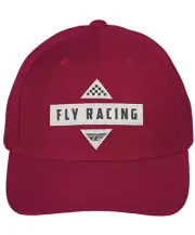 Fly Racing Race Snapback Hat Red Snapback Trucker