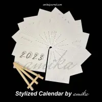 在飛比找露天拍賣優惠-台灣現貨2023 年日曆與日曆 - amika 時尚日曆 -