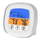 Food Cooking BBQ Thermometer Touch Screen Temperature Meter with Timer Probe 38
