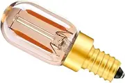 OFFSCH E14 Oven Bulb for Microwave 12-24v Salt Light Cooker Hood Lamp Warm White E14 Light Bulb