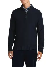 [Marcs] Josh 1/4 Zip Knit Sweater in Navy