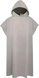 Vaveren Surf Poncho Robe Towel Beach Robe Swim Beach Towel Comfortable Changing Towel Robe Wetsuit Changing Robe for Summer, Gray