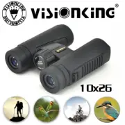 Visionking 10x26 Bak4 Black Roof Binoculars Hunting Birding Scope bird watching