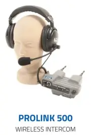 SET OF 4 NEW Anchor Prolink 500 Wireless Intercom System (Remotes & Headsets)