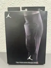 Nike Air Jordan Compression Sleeves Shin Padded Black Men's Size L / XL New