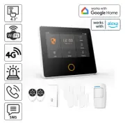 Smart Wireless Home Security Alarm System - 4.3" Touch-Screen Wifi Phone Alerts