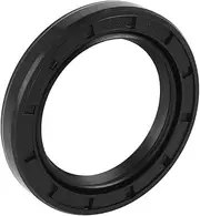 X AUTOHAUX 35mm X 50mm X 7mm Black Rubber Cover Double Lip TC Oil Shaft Seal for Car Auto