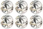 Abode Homewares by TarHong Bali Leaves Salad Plates, 8.5", Proprietary Merge Material Mix (Bamboo Powder and Melamine), Indoor/Outdoor, Set of 6