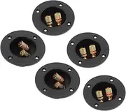 SAFIGLE 5pcs Home Speakers Speaker Terminal Post 2 Speaker Terminal Plates Wire Connectors Screw Speaker Terminals Round Speaker Terminal Cup 2 Way Car Plug Terminal