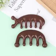 1Pc Resin Massage Comb Head Meridian Scalp Comb Face Scraping Wide Tooth Comb