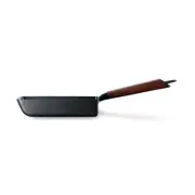 Vermicula Frying Pan EGG & Toast PAN Instant Gas IH FPET-OK FLET-SSL Lid Walnut