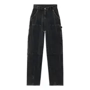 [T By Alexander Wang] Workwear Pants In Crushed Velour
