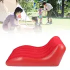 PVC Sofa Inflatable Lazy Plush Sofa Simple Sofa Red