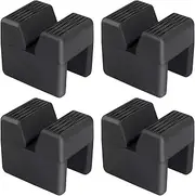 Seven Sparta Jack Pad Adapter for Jack Stand 2-3 Ton Universal Rubber Slotted Frame Rail Pinch welds Protector (4 Pack)
