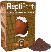 Reptiearth Reptile Bedding, Fluffy Coconut Fiber Substrate 12 Quart Organic Coco
