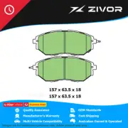 PROTEX Ultra Brake Pads - Front For SUBARU LEGACY OUTBACK 3.0R BP, B13 #DB1722CP