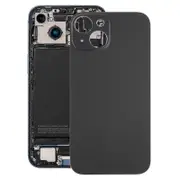 For iPhone 15 Glass Battery Back Cover Black