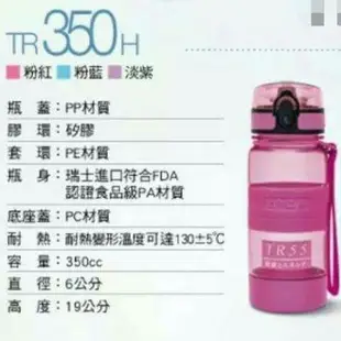 現貨★附發票★👍太和工房 tr55T 不鏽鋼上蓋 太和 tr350/500/700/1000ml 運動水壺 負離子水壺