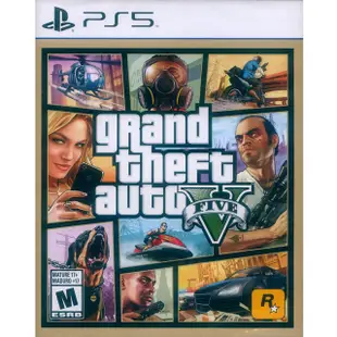 PS5《GTA5 俠盜獵車手5 Grand Theft Auto V》中英文美版